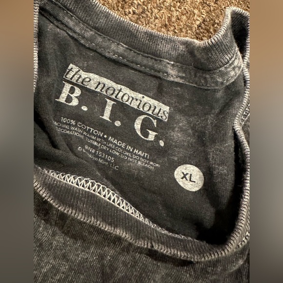 EUC Genuine Authentic Notorious BIG Biggie Smalls T Shirt Mens Anniversary - Picture 3 of 4